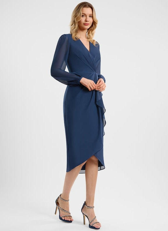 Robe Chic Mousseline Volants - gallery 3