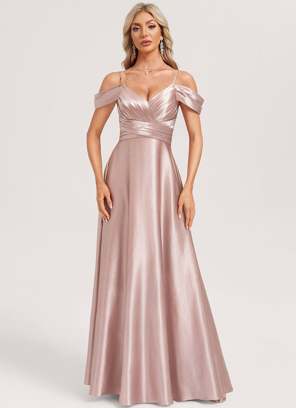 Robe Chic Satin Fluide - gallery 1