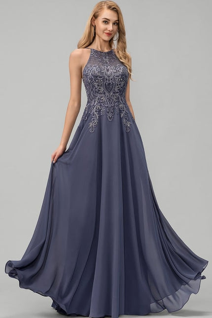 Robe Chic Aérienne Grise