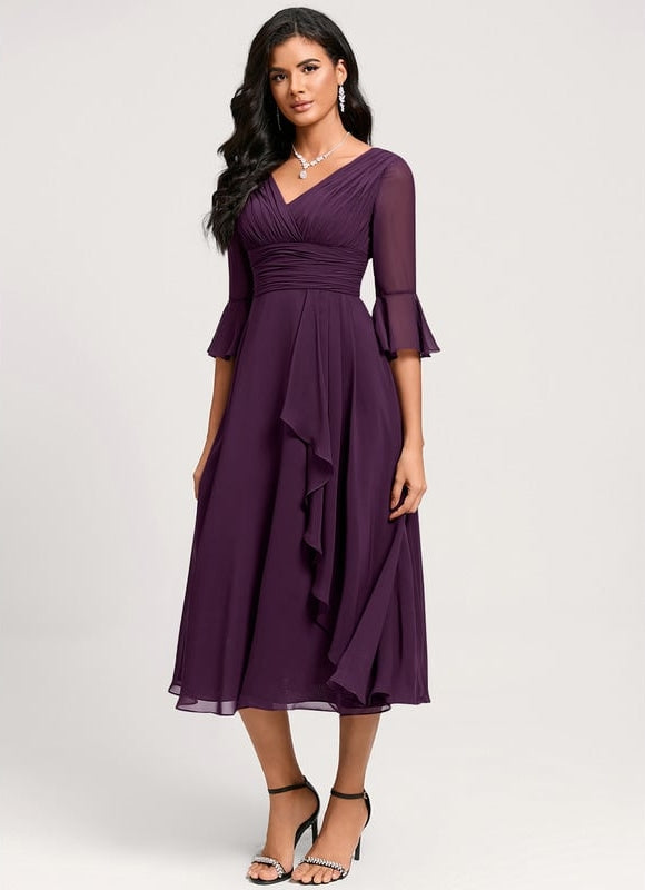 Robe Chic À Volants Florale - gallery 2