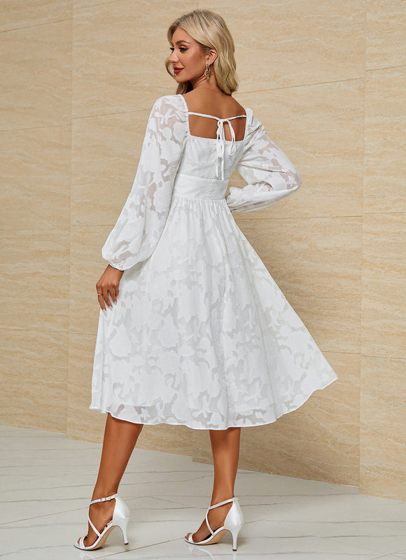 Robe Chic Blanche Aérée - gallery 1