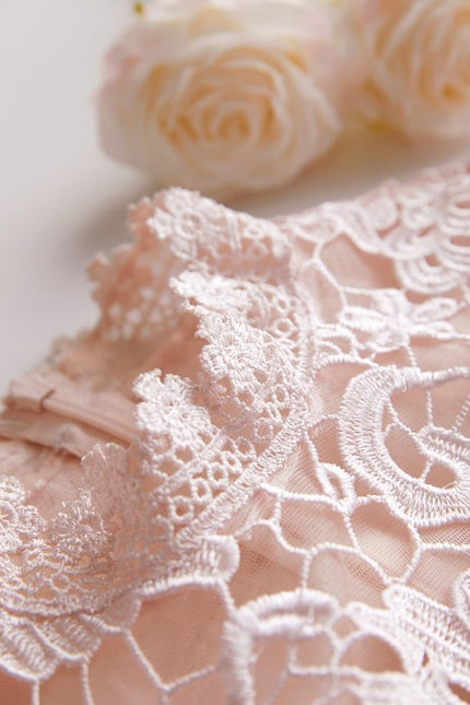Robe Chic Élégance Rosée Légère - gallery 5