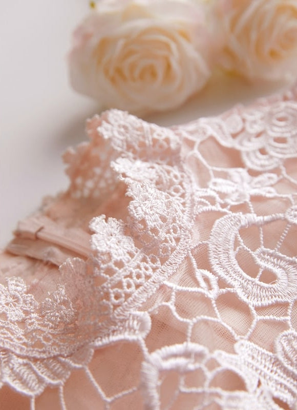 Robe Chic Élégance Rosée Légère - gallery 5