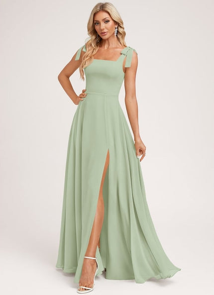 Robe Chic Longue Vert Pastel