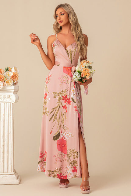 Robe Chic Longue Florale Rose - gallery 3