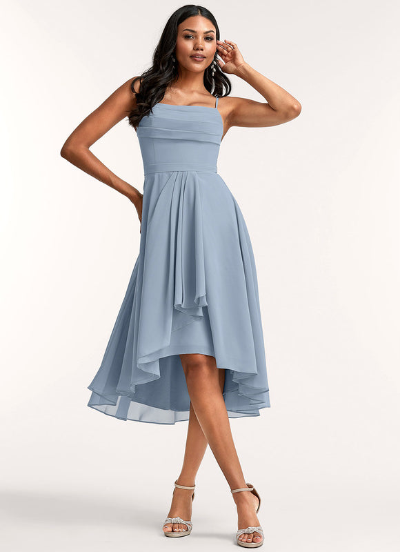 Robe Demoiselle D'Honneur Chic Courte - gallery 2