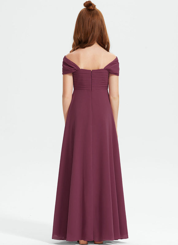 Robe Chic Bordeaux Évasée - gallery 2