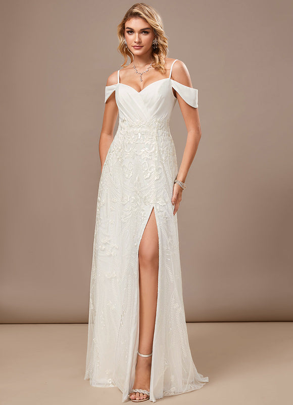 Robe De Soirée Chic Et Glamour Blanche - gallery 6