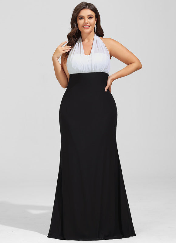 Robe Chic Bicolore Élégante - gallery 6