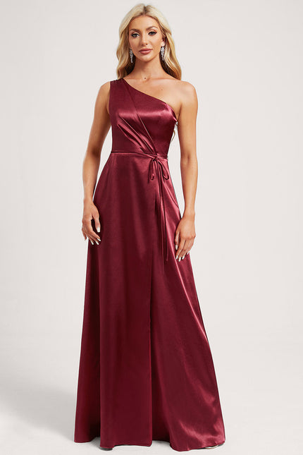 Robe Chic Rouge Satiné Chic - gallery 1