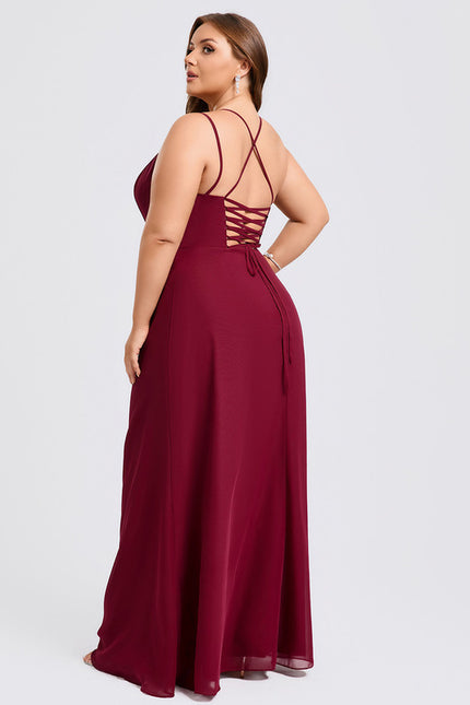 Robe Chic Sirène Bordeaux - gallery 9