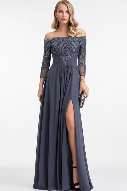 Robe Chic Élégante Charbon