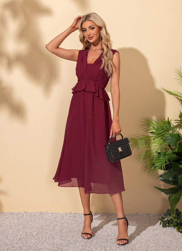 Robe Chic Noire Ajourée