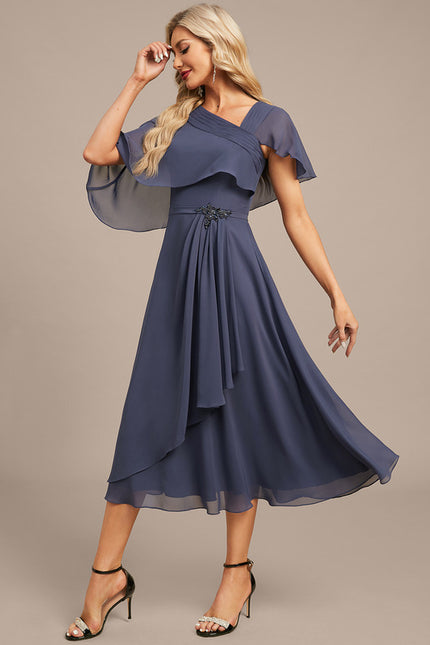 Robe Chic Élegante Ondulée - gallery 3
