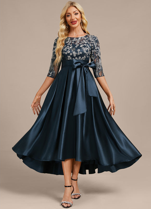 Robe Chic Élégante Satinée - gallery 4