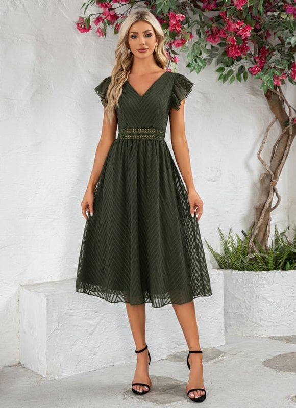 Robe Chic Viscose Ondulée - gallery 3