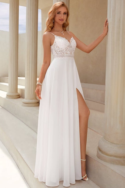 Robe Blanche Plage Chic - gallery 4
