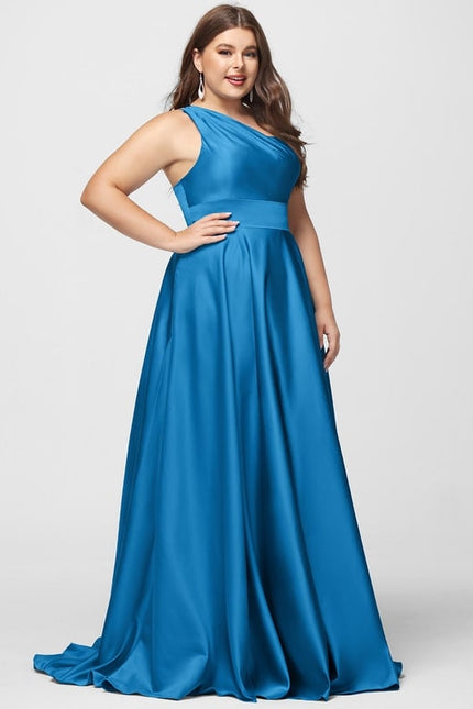 Robe Chic Satin Azur Éclatant - gallery 6