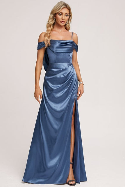 Robe Chic Satinée Aérienne