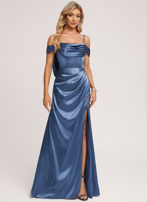 Robe Chic Satinée Aérienne