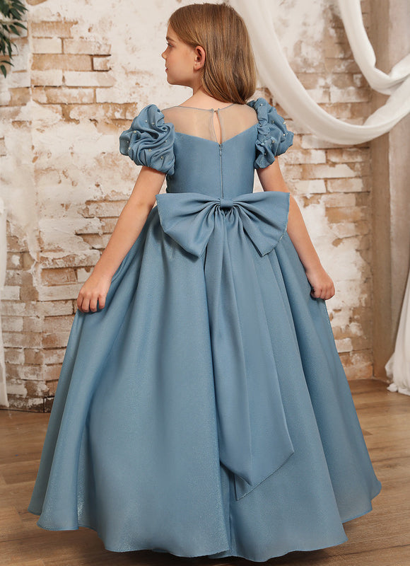 Robe Chic Bleu Doux Élégant - gallery 3