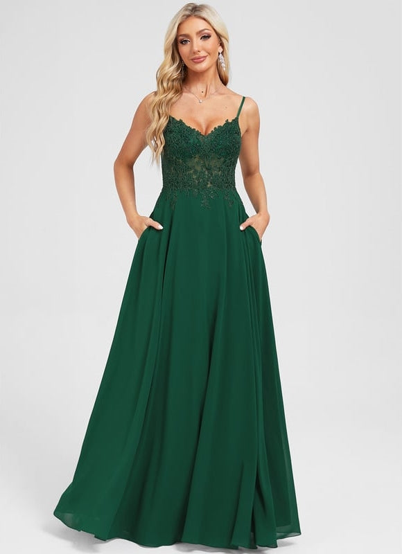 Robe Chic Élégance Émeraude