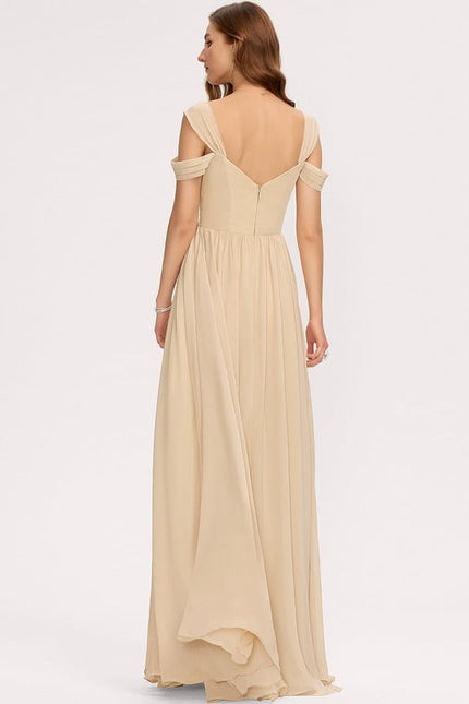 Robe Chic Chiffon Sable - gallery 3