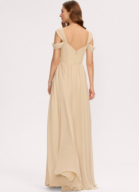 Robe Chic Chiffon Sable - gallery 3