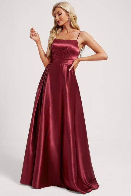 Robe Chic Satin Caramel - gallery 2