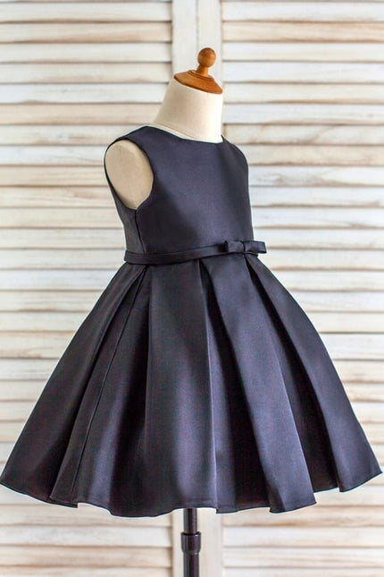 Robe Chic Rouge Satinée Longueur Genou - gallery 1