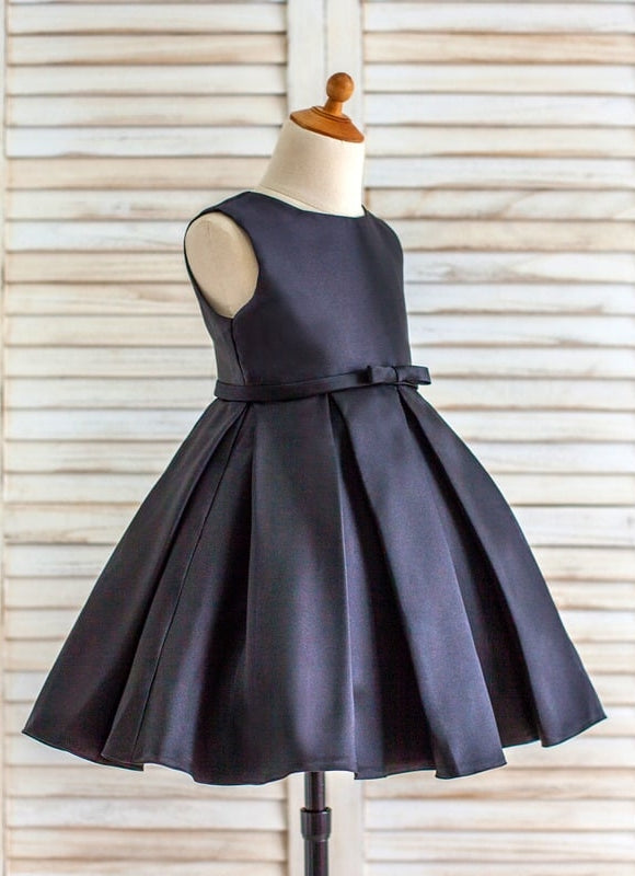 Robe Chic Rouge Satinée Longueur Genou - gallery 1