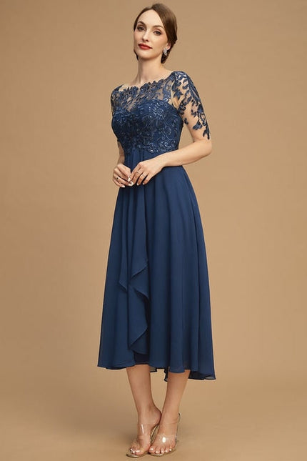Robe Chic Élégance Ondulée - gallery 7
