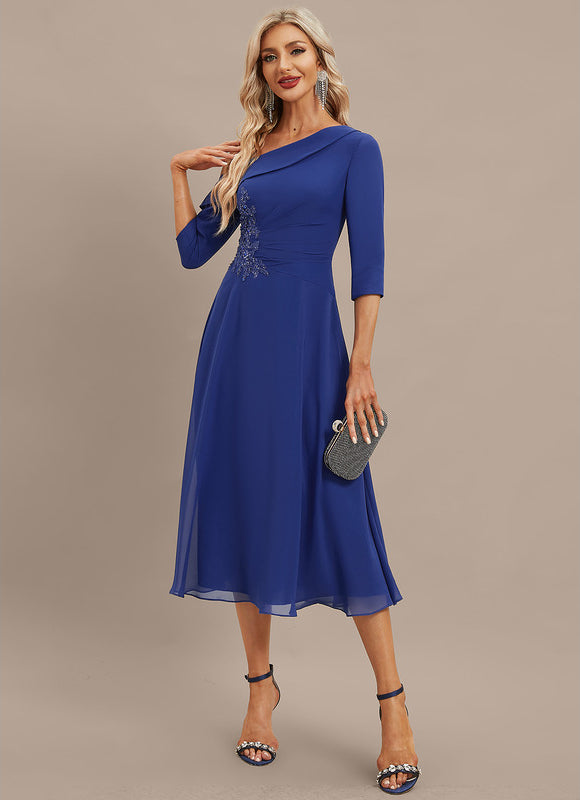 Robe Chic Chic Asymétrique Éclat - gallery 4