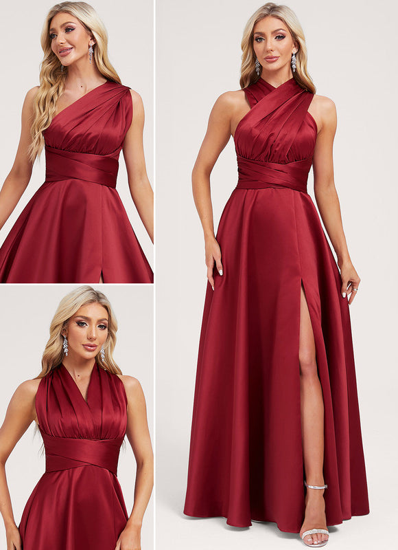 Robe Chic Longue Décolleté Croisé