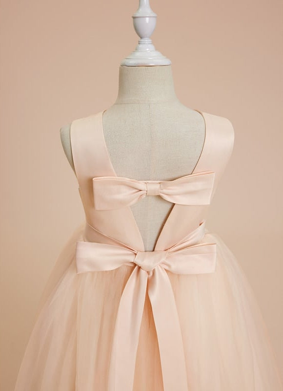 Robe Chic Tulle Satin Enfant - gallery 3