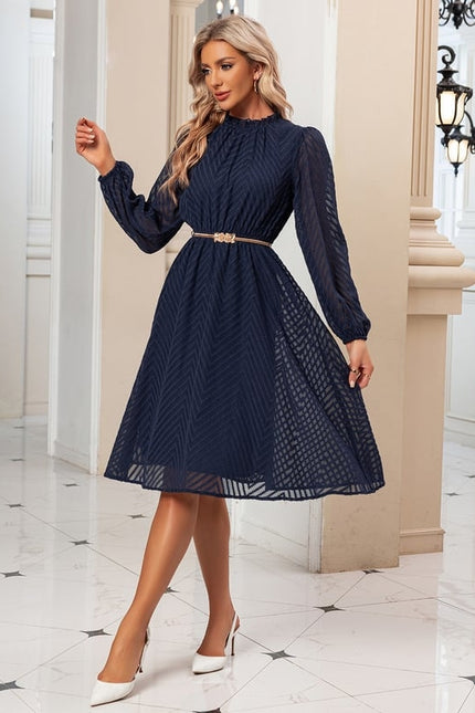 Robe Chic Nuit Texturée - gallery 2