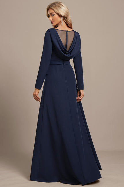 Robe Chic Marine Plissée - gallery 5
