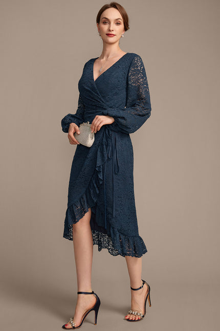 Robe Chic Dentelle Plissée