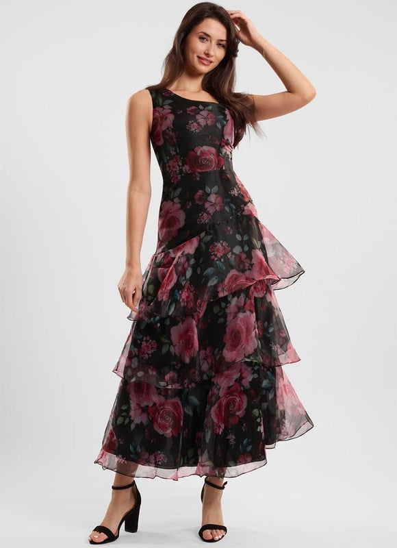 Robe Chic Floralité Nocturne - gallery 1