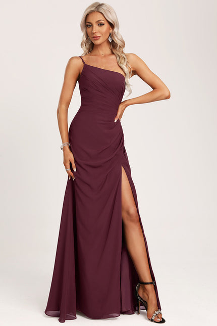 Robe Chic Asymétrique Beige - gallery 5