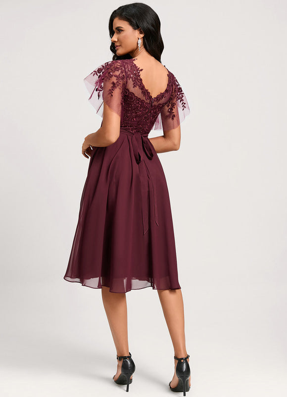 Robe Chic Bourgogne Enchantée - gallery 1