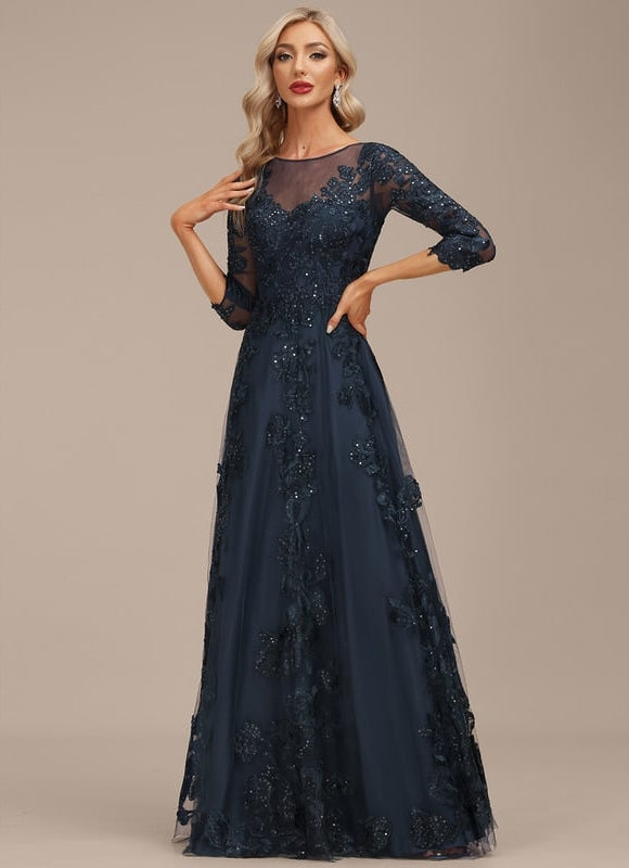 Robe Chic Étoilée Marine - gallery 5
