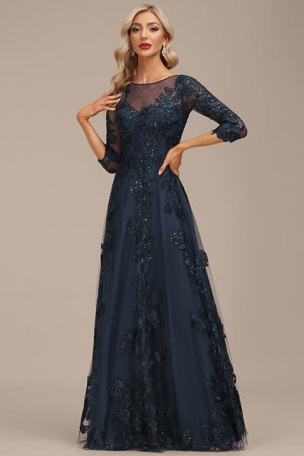Robe Chic Étoilée Marine - gallery 5