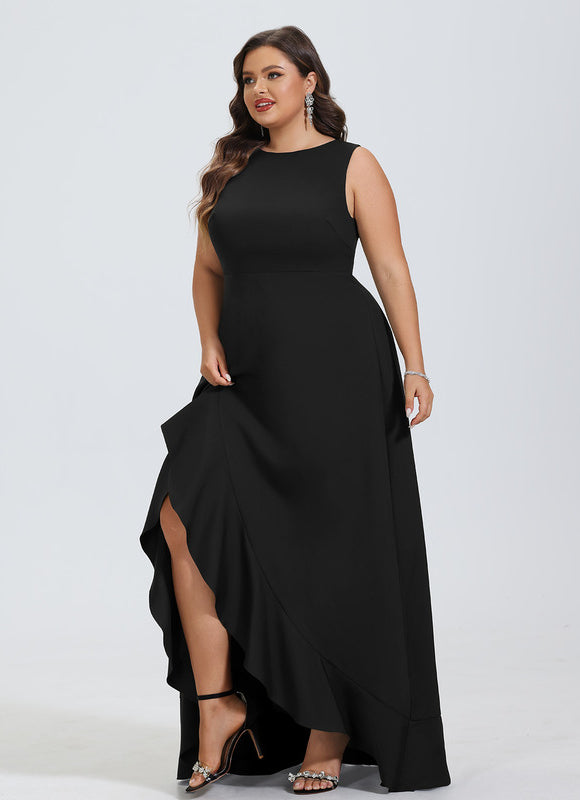 Robe Chic Noire À Volants - gallery 5