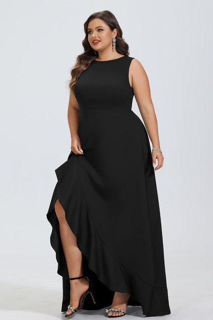 Robe Chic Noire À Volants - gallery 5