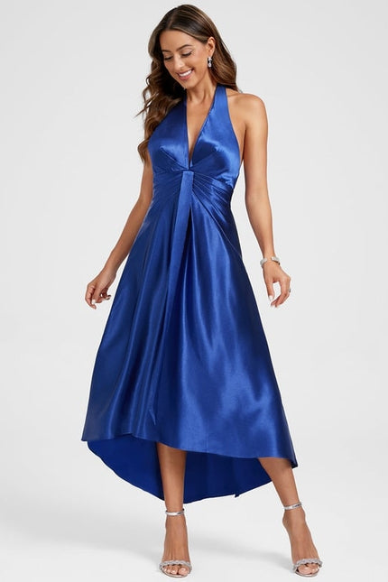 Robe Chic Cocktail Marine Élégante - gallery 1