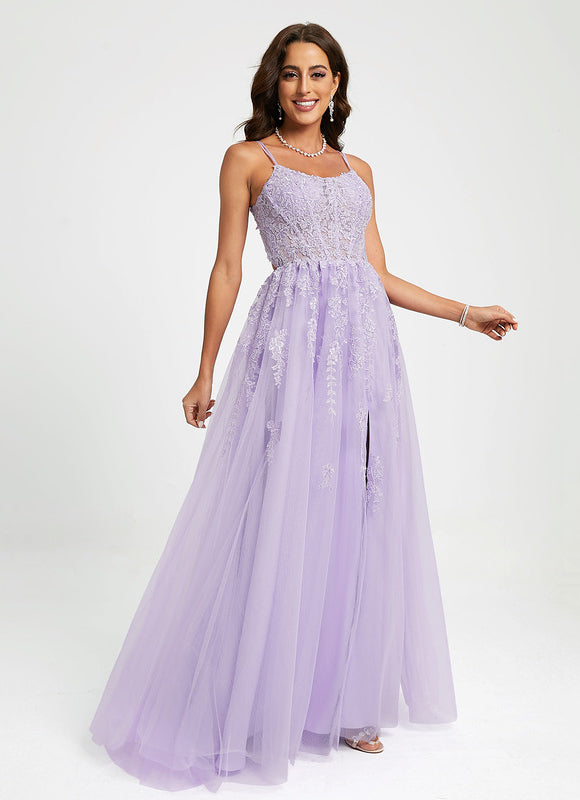 Robe Chic Lilas Éthéré - gallery 4