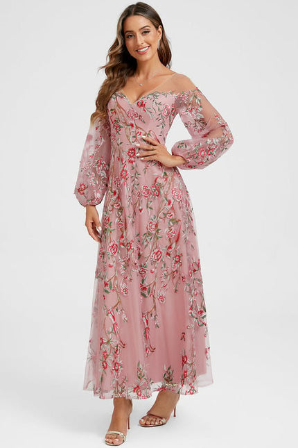 Robe Chic Noire Florale - gallery 7