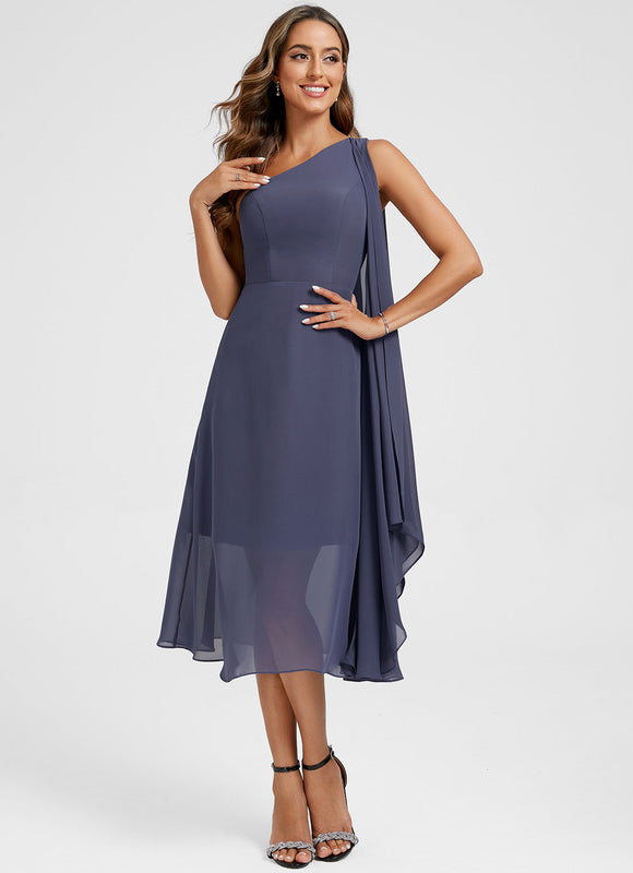 Robe De Cocktail Chic Longue - gallery 2