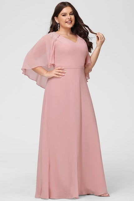 Robe Chic Élégance Rosée - gallery 7